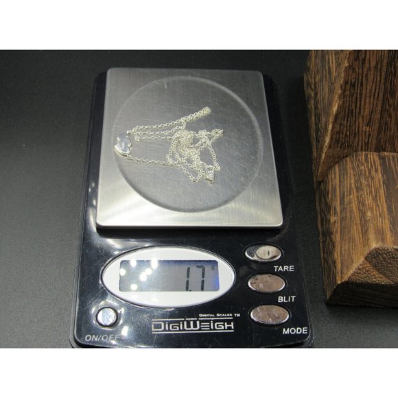 16 Inch Sterling Silver Tiny Two Hearts Necklace - Picture 6 of 6